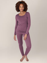 Load image into Gallery viewer, Jane Nursing Pajama Set | Burgundy Plum