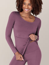 Load image into Gallery viewer, Jane Nursing Pajama Set | Burgundy Plum