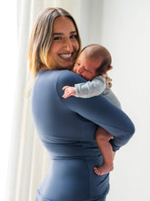 Load image into Gallery viewer, Jane Nursing Pajama Set | Slate Blue