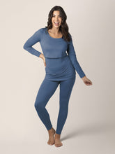 Load image into Gallery viewer, Jane Nursing Pajama Set | Slate Blue