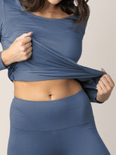 Load image into Gallery viewer, Jane Nursing Pajama Set | Slate Blue