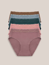 Load image into Gallery viewer, High-Waisted Postpartum Underwear Pack | Dusty Hues